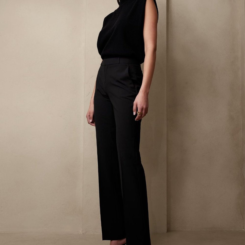 Banana Republic Logan Trouser Pant 8 Tall